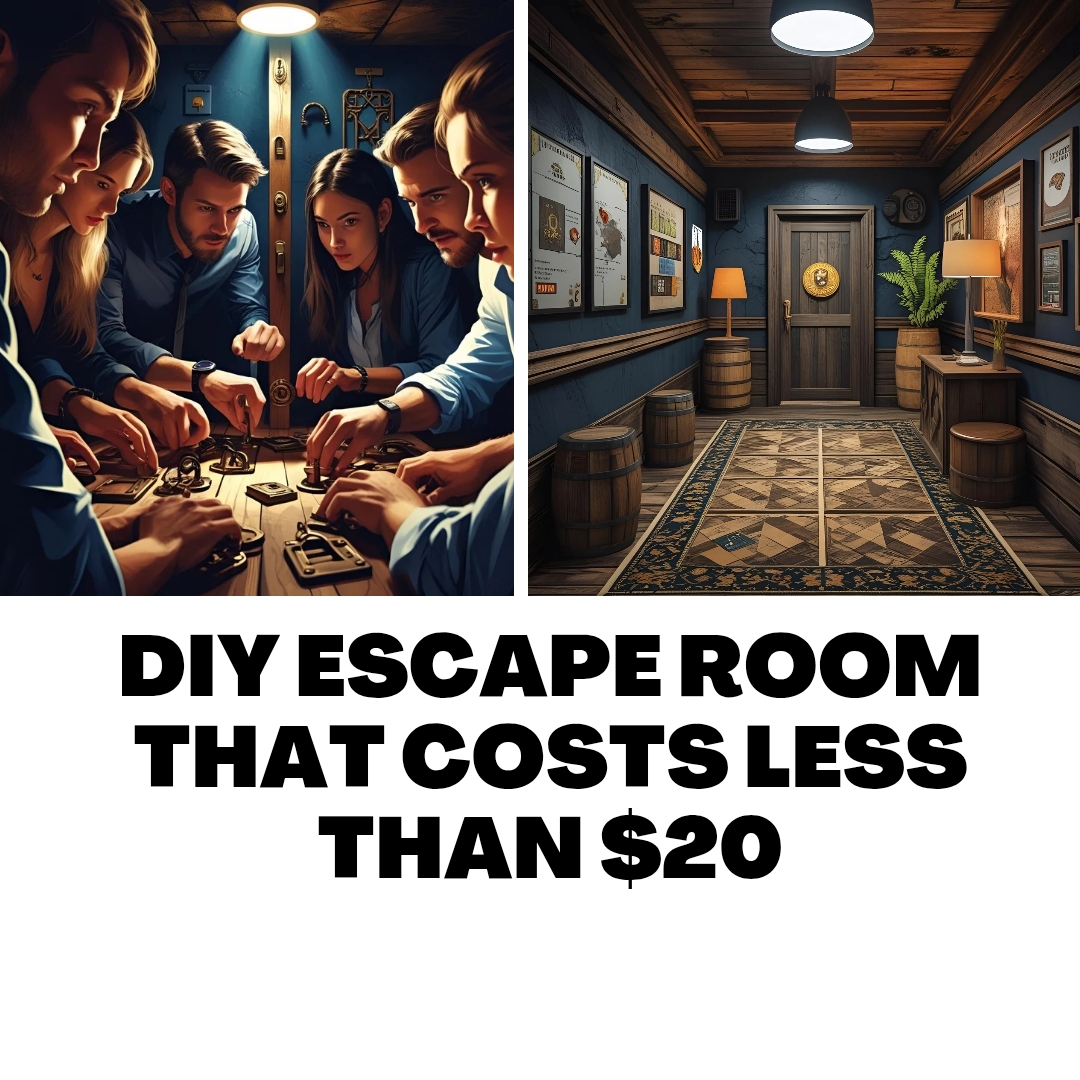 DIY escape room $20 or less